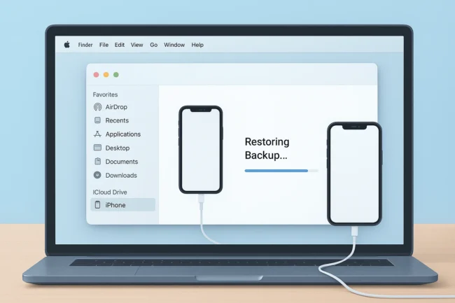 How to Backup iPhone to mac