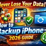 how to backup iphone